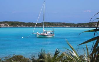 Voilier dans les Bahamas